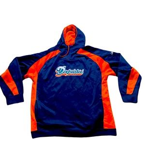 Reebok Dolphins NFL pullover Hoodie 2XL
